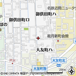 石川県金沢市御供田町ハ1-11周辺の地図
