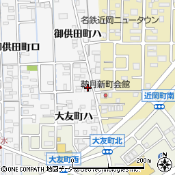 石川県金沢市御供田町ハ50-1周辺の地図