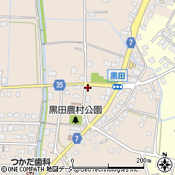富山県富山市八尾町黒田3575-1周辺の地図