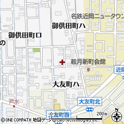 石川県金沢市御供田町ハ1-15周辺の地図