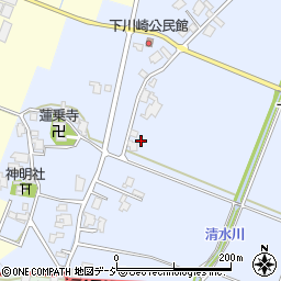 富山県小矢部市下川崎223周辺の地図