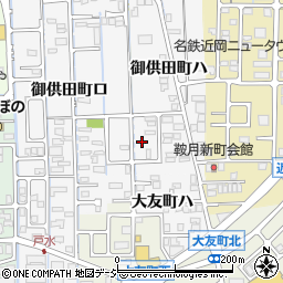 石川県金沢市御供田町ハ1-8周辺の地図