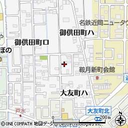 石川県金沢市御供田町ハ1-7周辺の地図