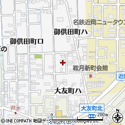 石川県金沢市御供田町ハ1-18周辺の地図
