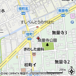 石川県金沢市無量寺3丁目6周辺の地図