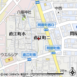石川県金沢市直江町ニ5周辺の地図