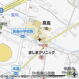 長野市立真島小学校周辺の地図