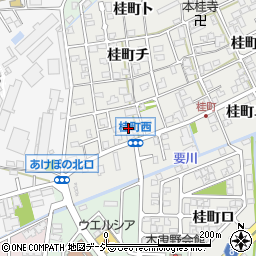 石川県金沢市桂町リ周辺の地図