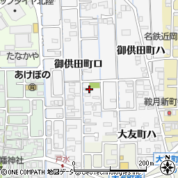 石川県金沢市御供田町ロ周辺の地図