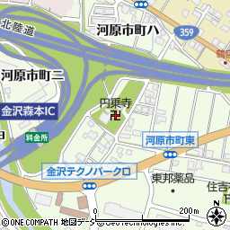 石川県金沢市河原市町ハ周辺の地図