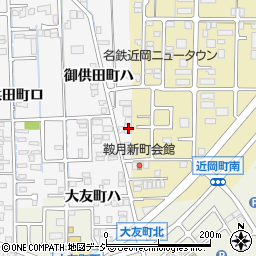 石川県金沢市御供田町ハ57周辺の地図