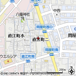 石川県金沢市直江町ニ6-6周辺の地図