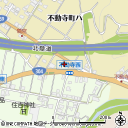 ローソン金沢不動寺町店周辺の地図