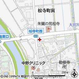 石川県金沢市松寺町寅64周辺の地図