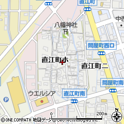石川県金沢市直江町ホ周辺の地図