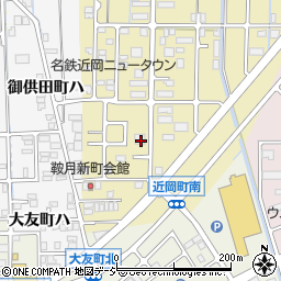 石川県金沢市近岡町45周辺の地図
