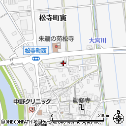 石川県金沢市松寺町寅周辺の地図