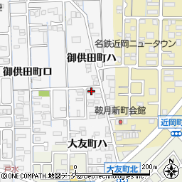 石川県金沢市御供田町ハ46周辺の地図