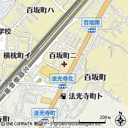 ファミリーマート金沢百坂店周辺の地図