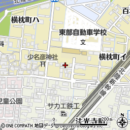 石川県金沢市横枕町ロ周辺の地図
