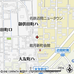 石川県金沢市御供田町ハ58-3周辺の地図