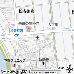 石川県金沢市松寺町寅25周辺の地図