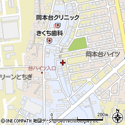 秋元美容室周辺の地図