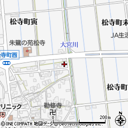 石川県金沢市松寺町寅19周辺の地図