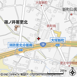 長野県長野市青木島町大塚581周辺の地図