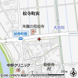 石川県金沢市松寺町寅61-1周辺の地図