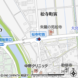 松寺町西周辺の地図
