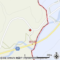 長野県大町市美麻千見25797周辺の地図