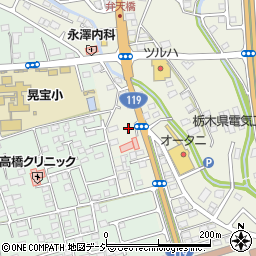 日本植生株式会社　栃木営業所周辺の地図