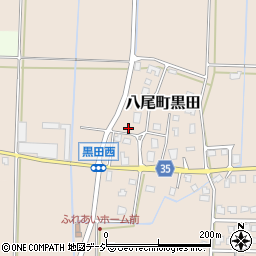 富山県富山市八尾町黒田4530周辺の地図