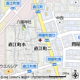 石川県金沢市直江町ニ8-1周辺の地図