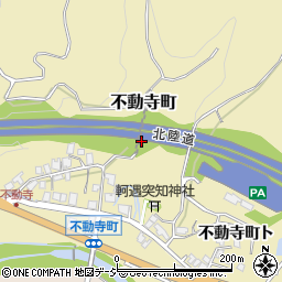 石川県金沢市不動寺町周辺の地図