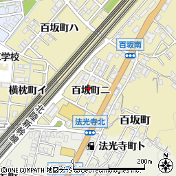 石川県金沢市百坂町ニ周辺の地図