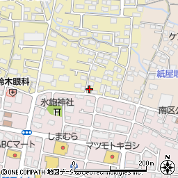 長野県長野市稲里町中氷鉋537-2周辺の地図