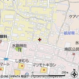 長野県長野市稲里町中氷鉋542-1周辺の地図