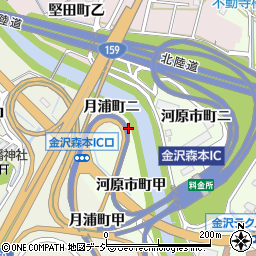 石川県金沢市河原市町ル周辺の地図