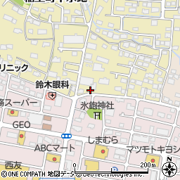 長野県長野市稲里町中氷鉋497周辺の地図