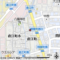 石川県金沢市直江町ニ9-1周辺の地図
