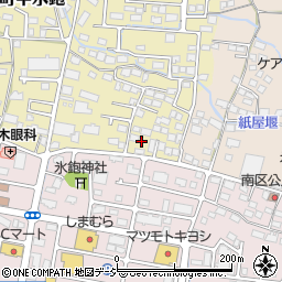 長野県長野市稲里町中氷鉋537周辺の地図