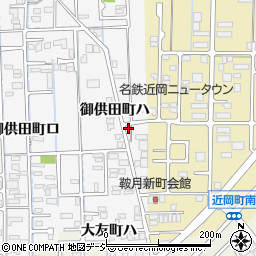 石川県金沢市御供田町ハ42周辺の地図