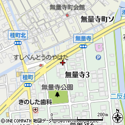 石川県金沢市無量寺3丁目20周辺の地図