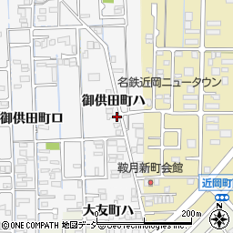 石川県金沢市御供田町ハ41-1周辺の地図