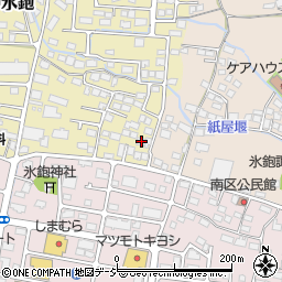 長野県長野市稲里町中氷鉋543-6周辺の地図