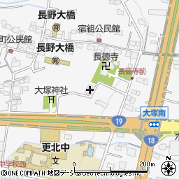 長野県長野市青木島町大塚498周辺の地図