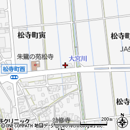 石川県金沢市松寺町寅15周辺の地図