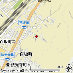 石川県金沢市百坂町ト周辺の地図